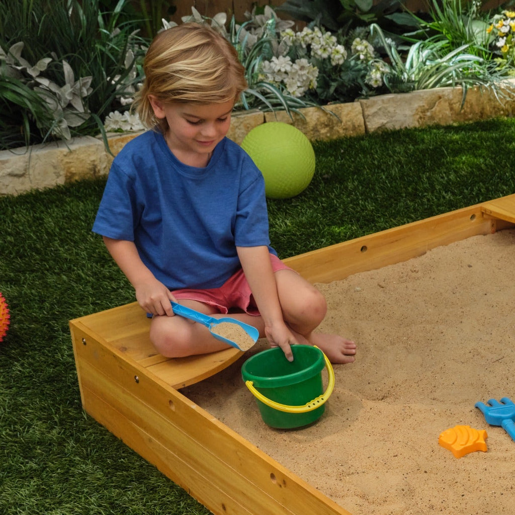 Kids Outdoor Sandbox - Honey