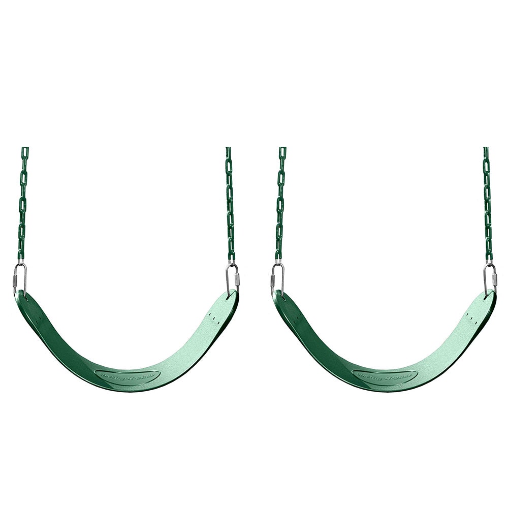 Green Swing Seats (Pair)