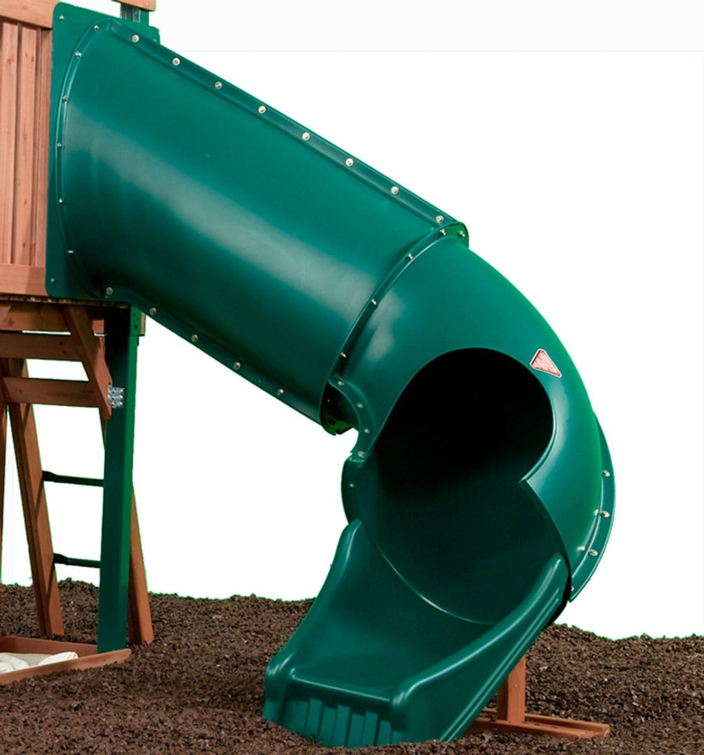 Spiral Tube Slide - 4 ft. - Green