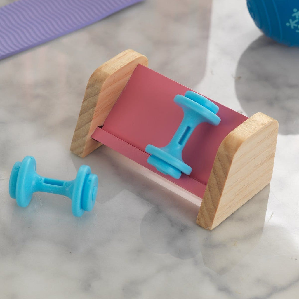 Miniature Dollhouse Gym Accessory Set