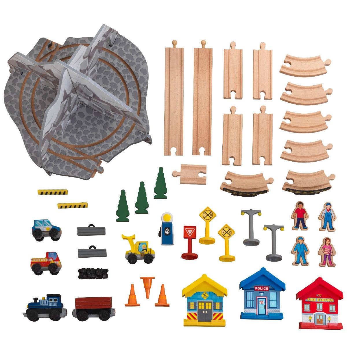 Kids Train Play Table and Set with Storage