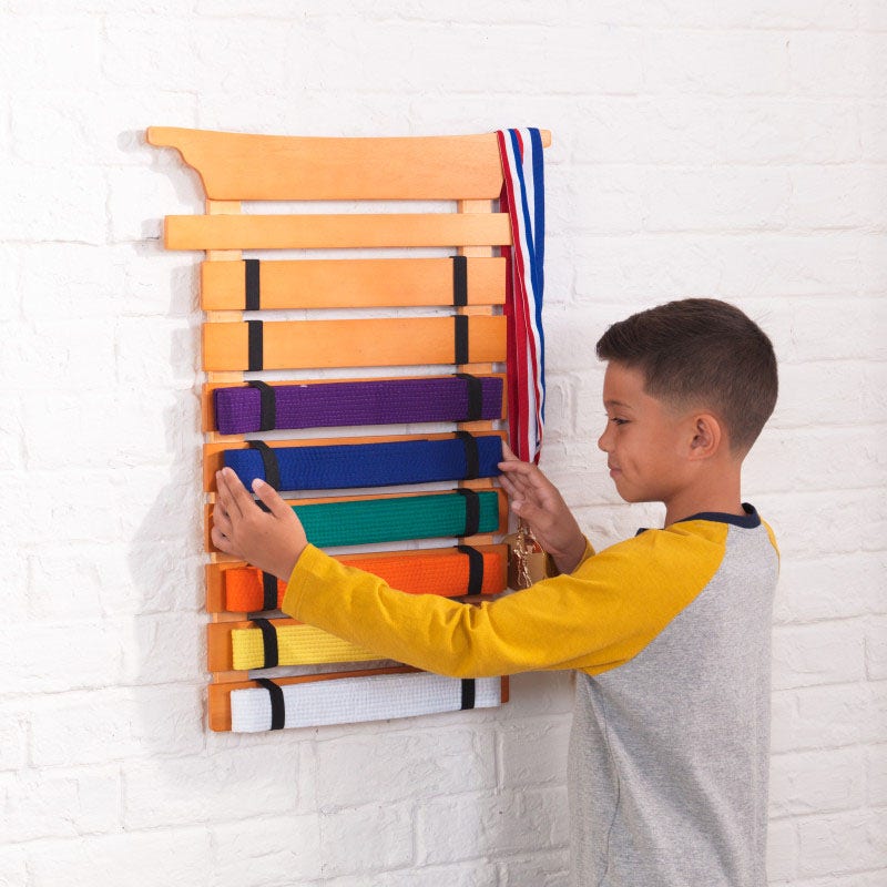 Martial Arts Belt Display Rack