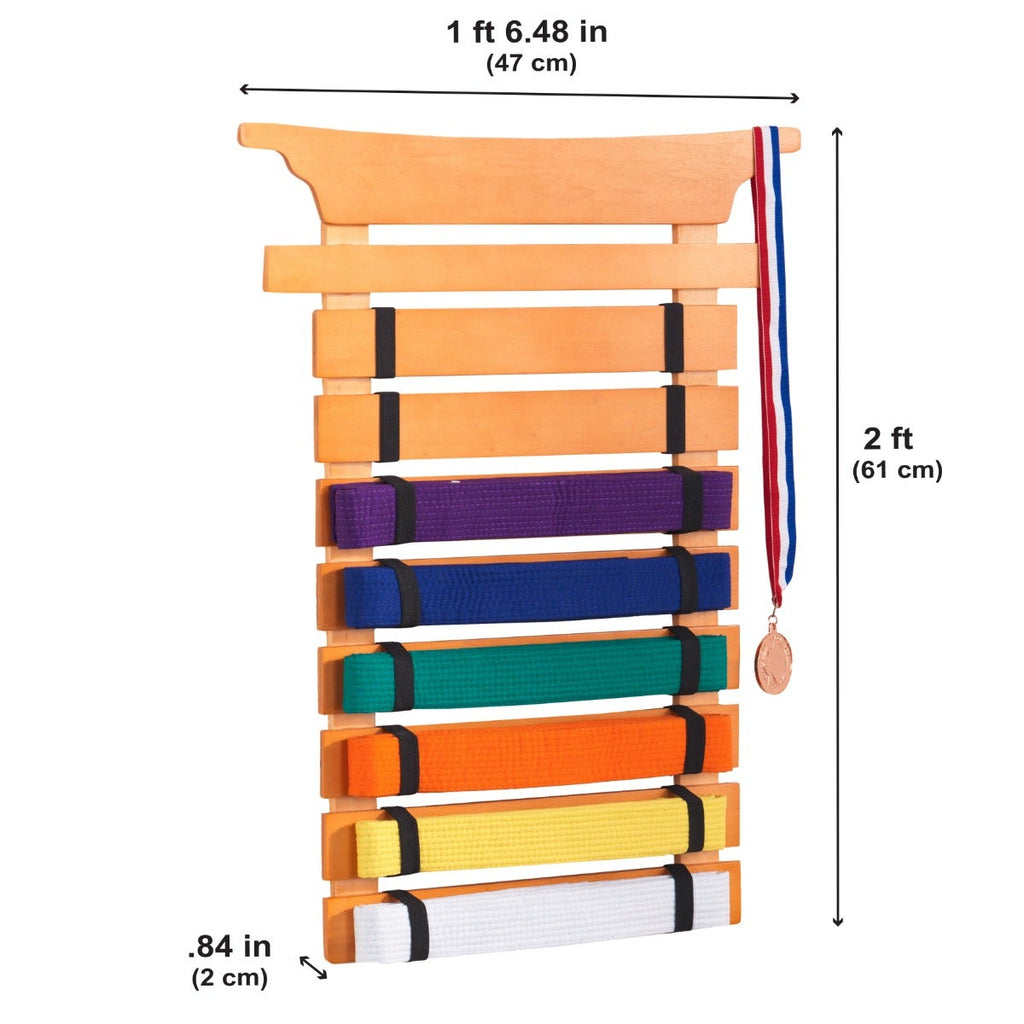 Martial Arts Belt Display Rack