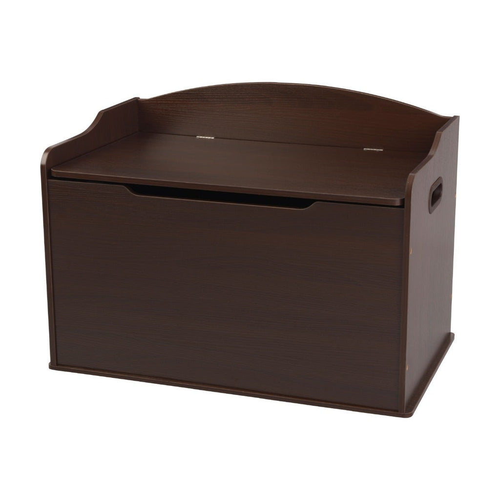 Kids Toy Storage Box with Bench - Espresso