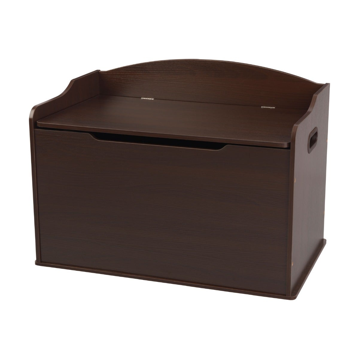 Kids Toy Storage Box with Bench - Espresso
