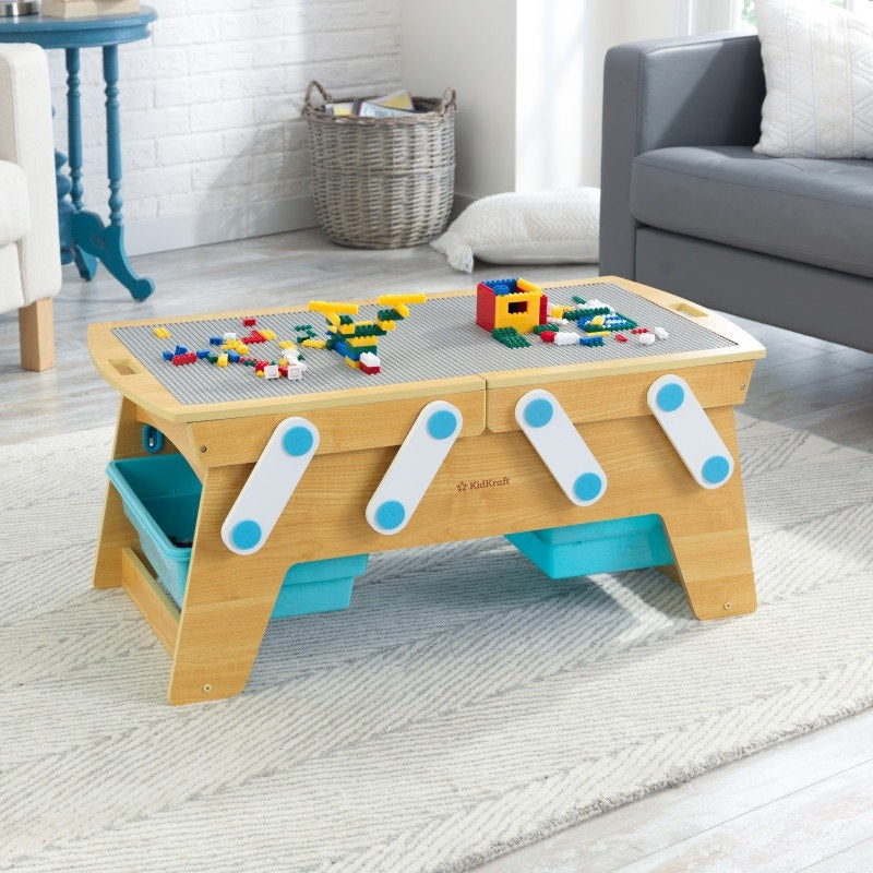 Kids Building and Activity Table with Storage