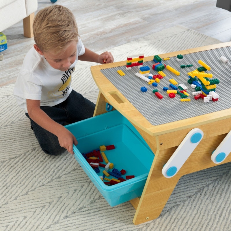 Kids Building and Activity Table with Storage
