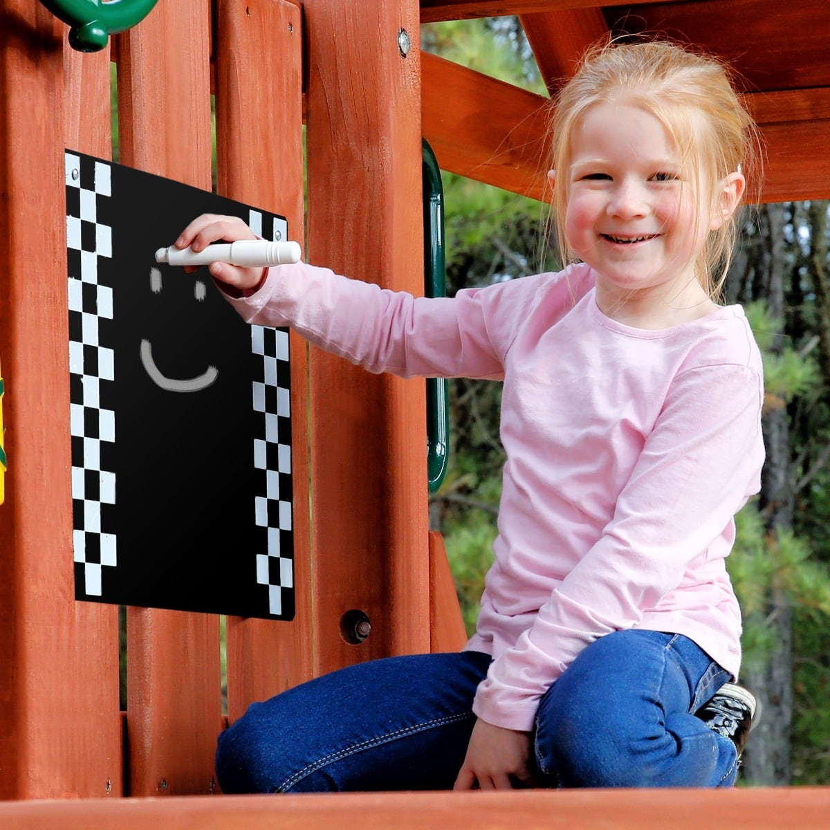 Magnetic Chalkboard with Magnetic Details