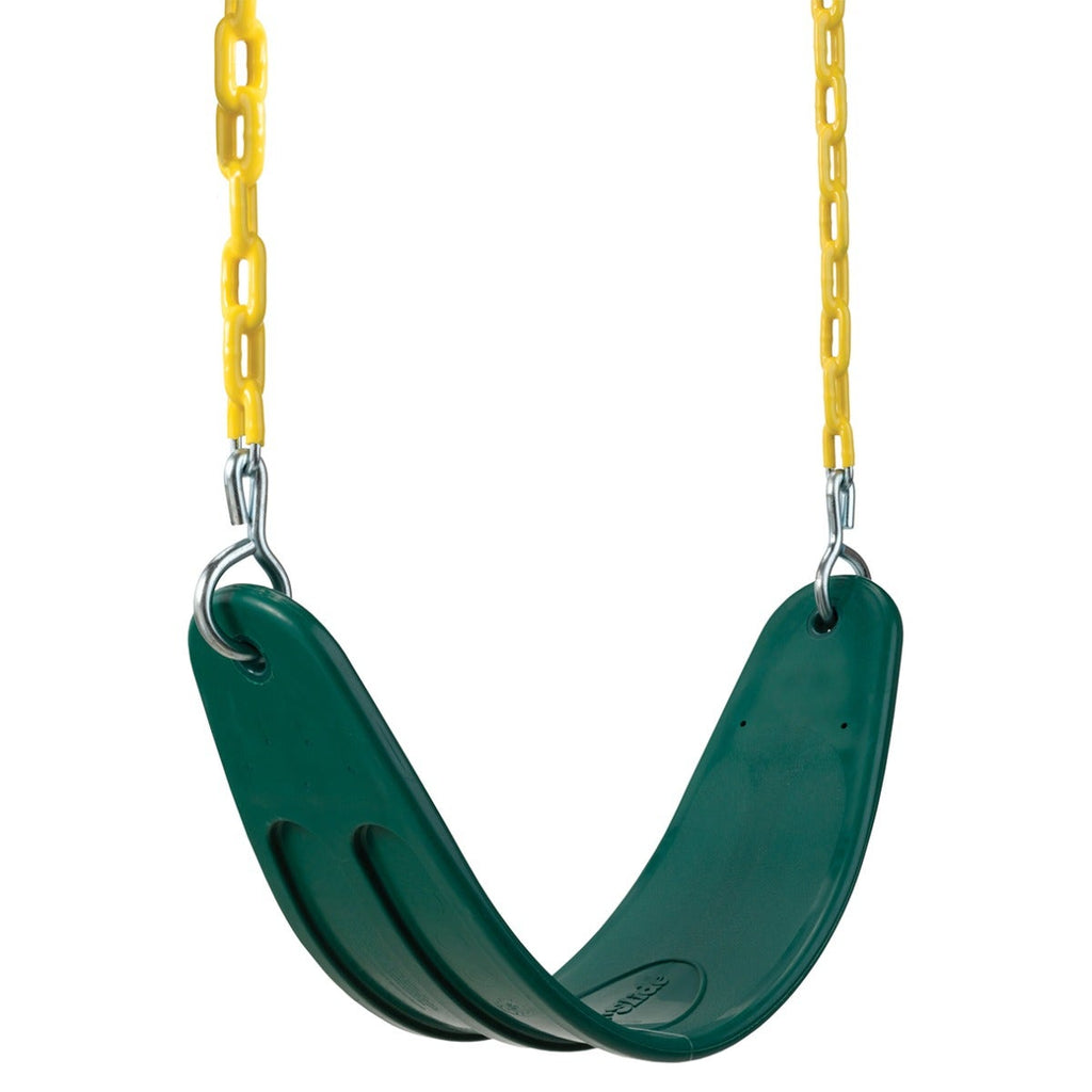 Extra Duty Green Swings & Ring/Trapeze Bar (2-Pack)