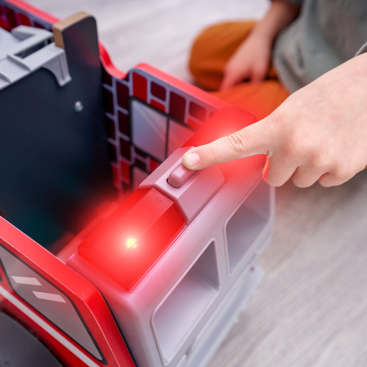 Transforming Fire Truck Toy Play Set with Lights and Sounds
