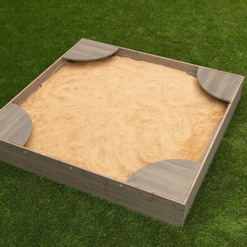 Kids Outdoor Sandbox - Gray