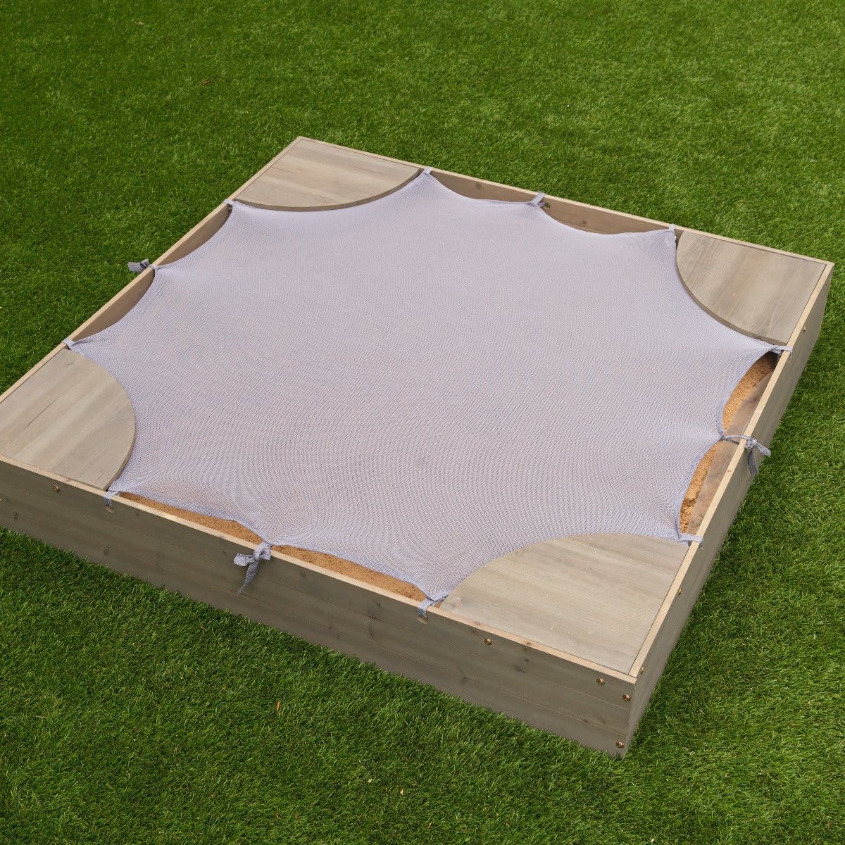 Kids Outdoor Sandbox - Gray
