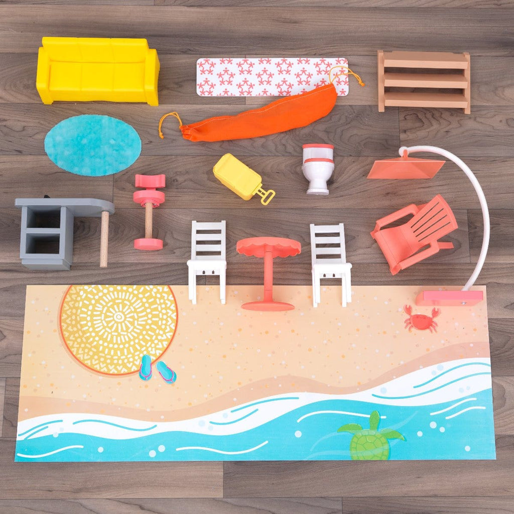 Dollhouse with Umbrella