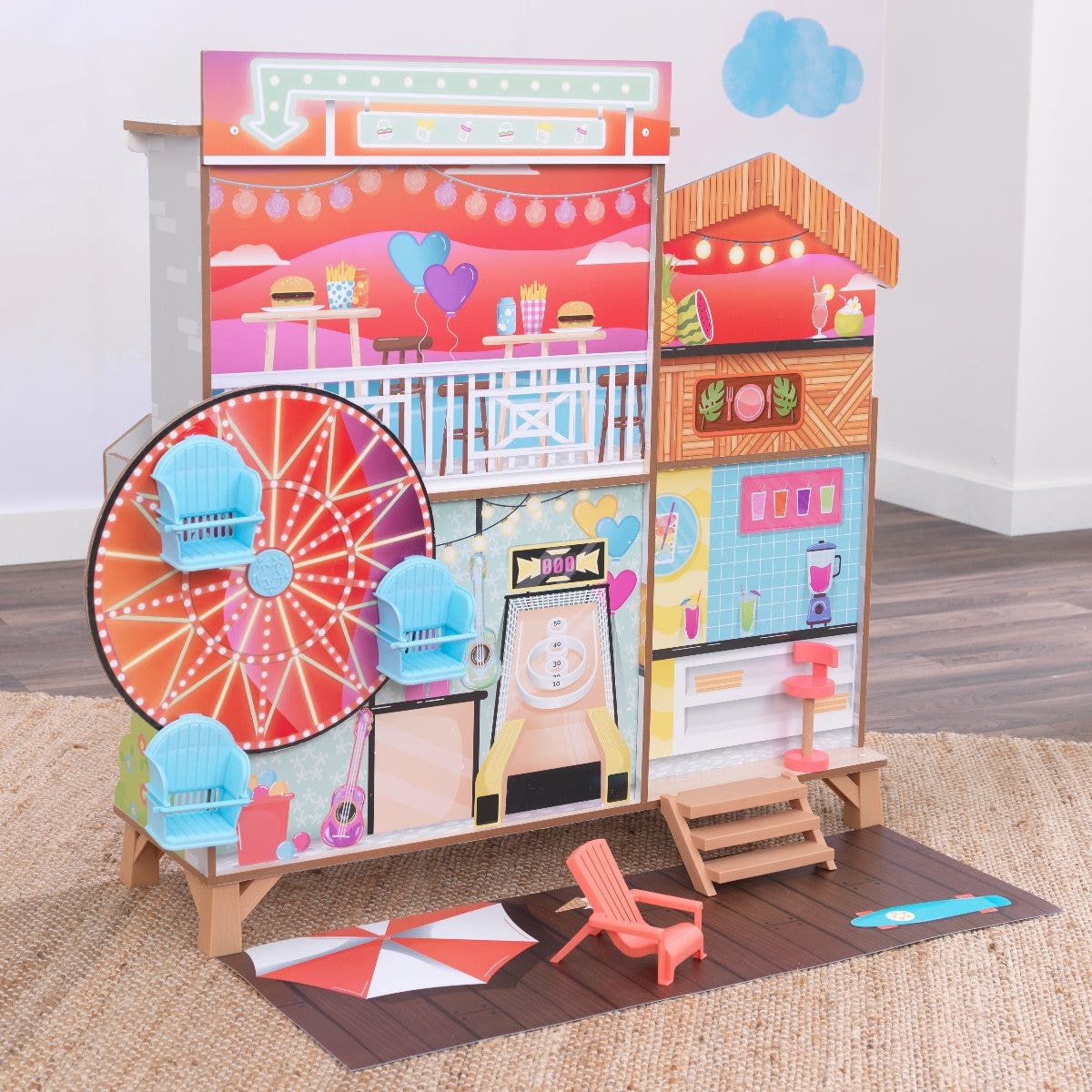 Dollhouse with Umbrella