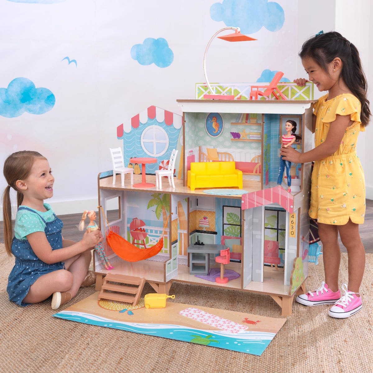 Dollhouse with Umbrella