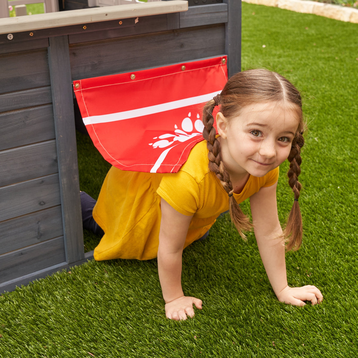 Outdoor Playhouse with Chalkboard - Navy