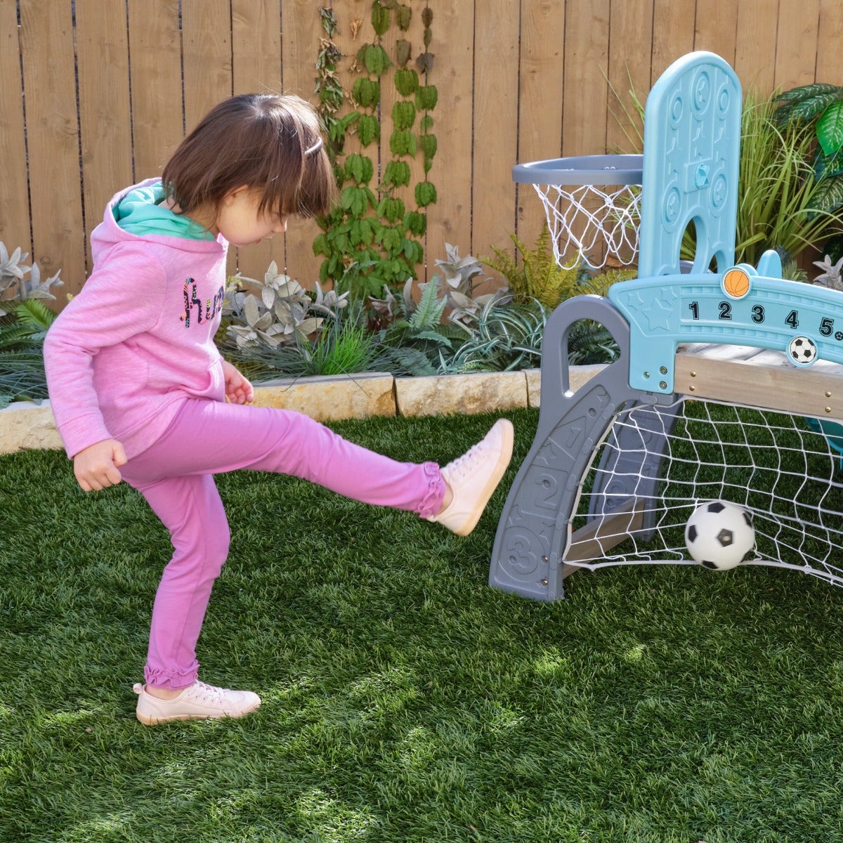 Kids Sports Activity Climber with Slide