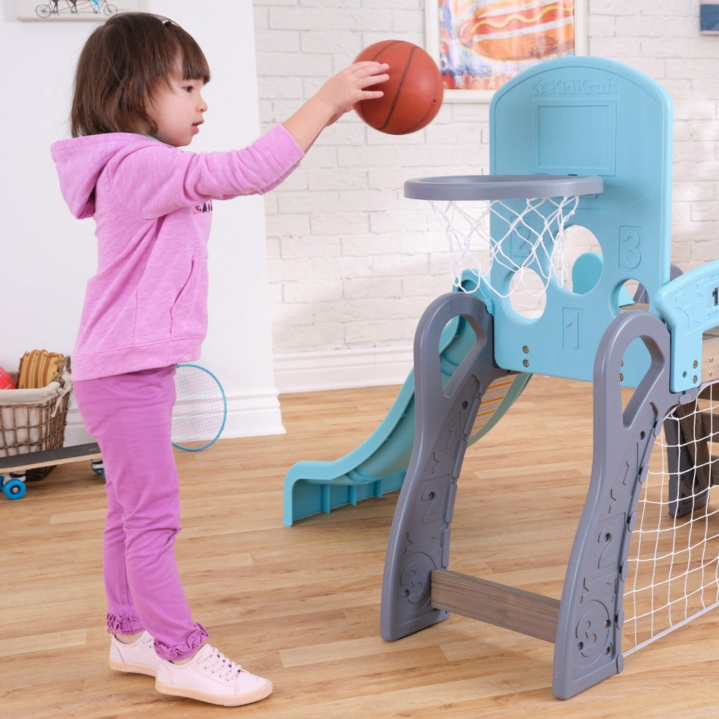 Kids Sports Activity Climber with Slide