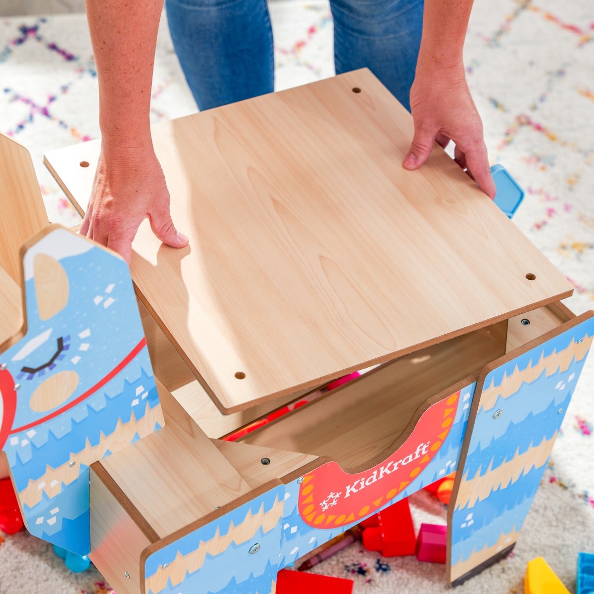 Kids Building and Activity Table with Storage