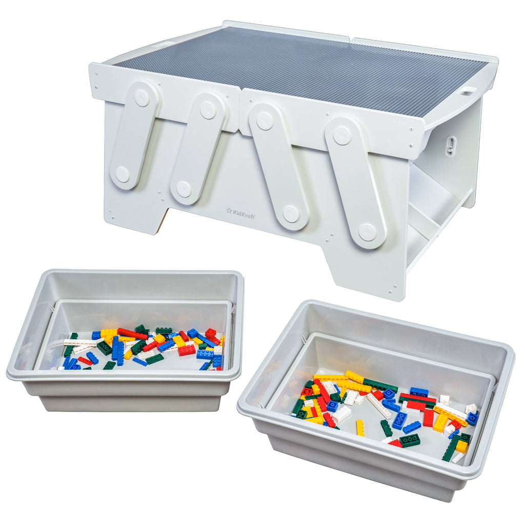 Kids Building and Activity Table with Storage