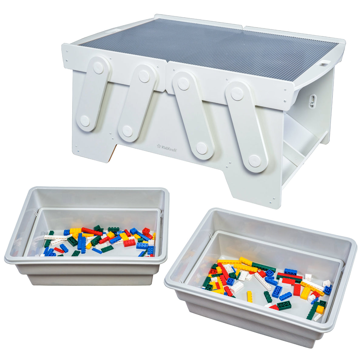 Kids Building and Activity Table with Storage