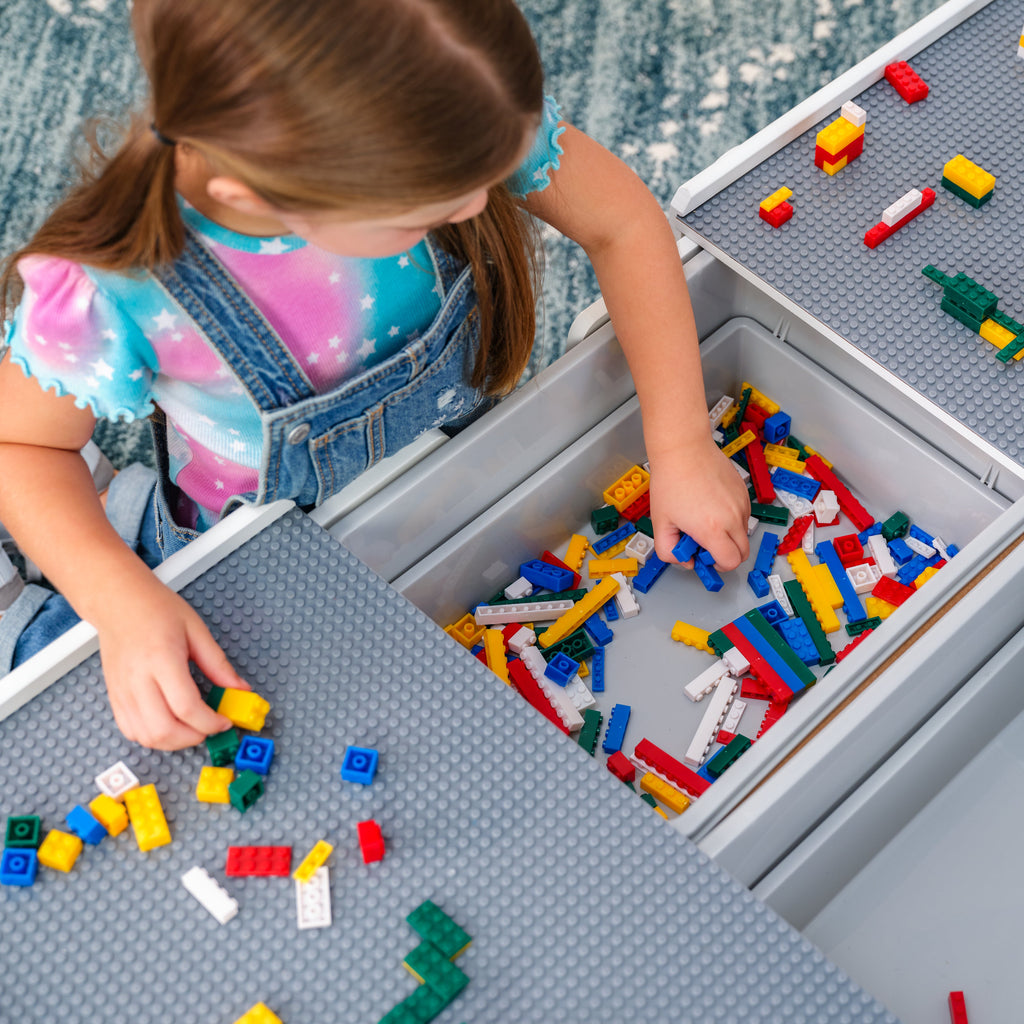 Kids Building and Activity Table with Storage