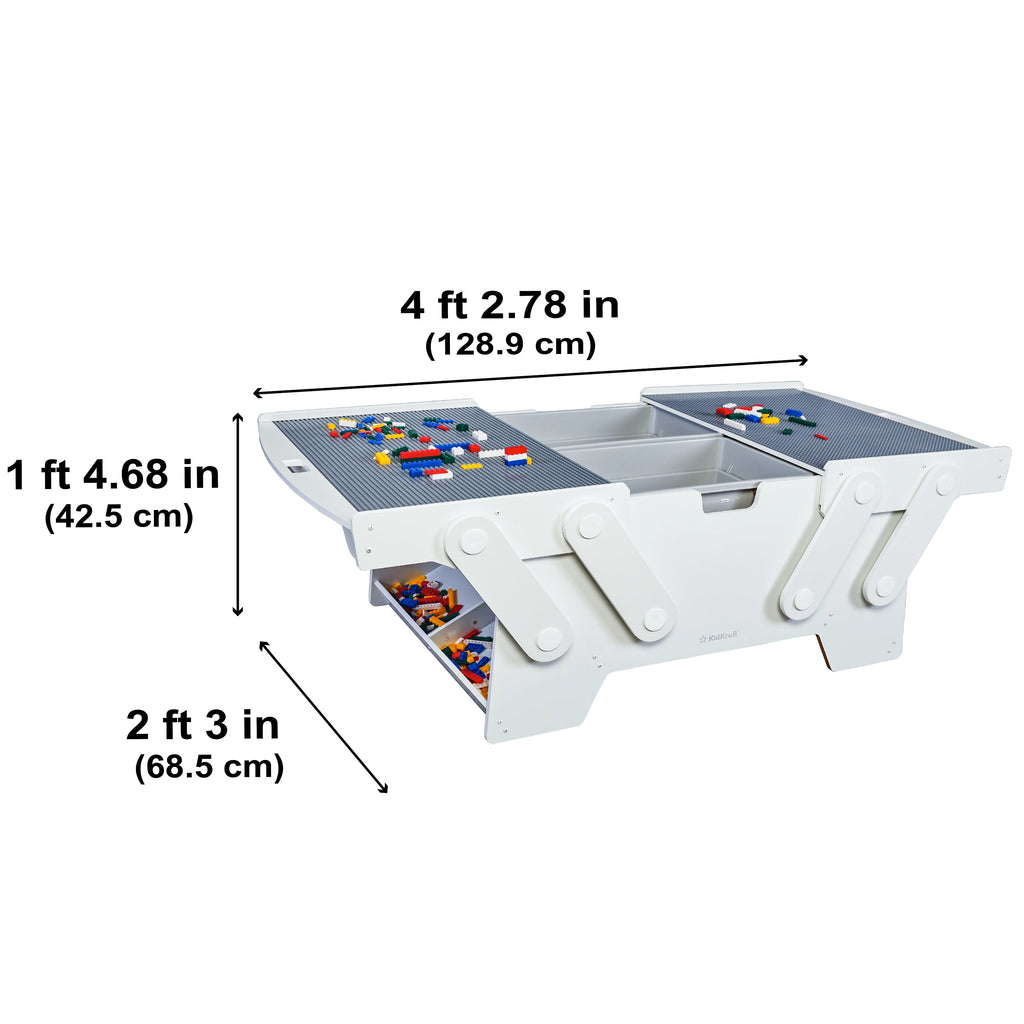 Kids Building and Activity Table with Storage