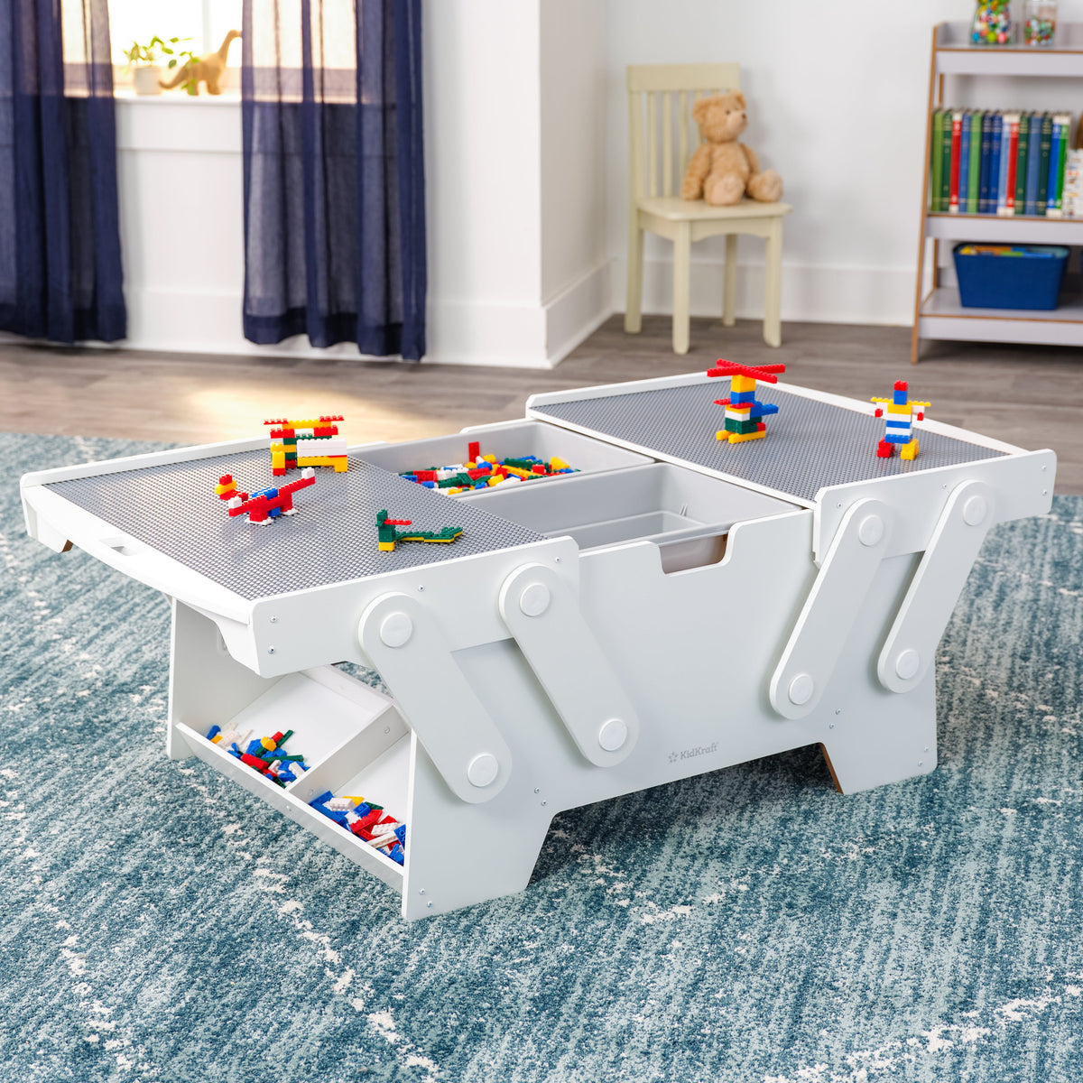 Kids Building and Activity Table with Storage
