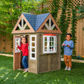 Outdoor Playhouse with Doorbell and Chalkboard