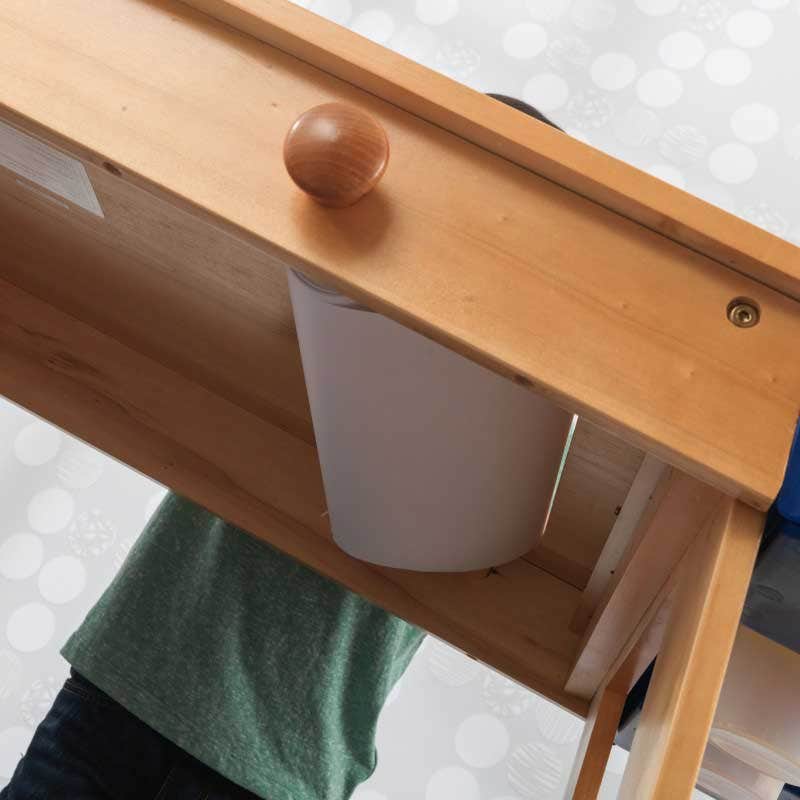 Kids Art Activity Table with Drying Rack and Storage
