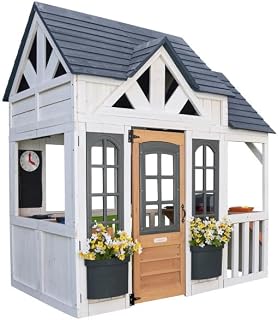 Wooden Playhouse with Door