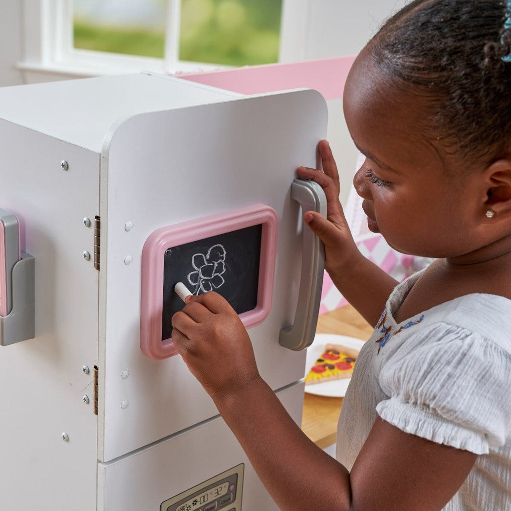 Corner Play Kitchen with Chalkboard and Storage