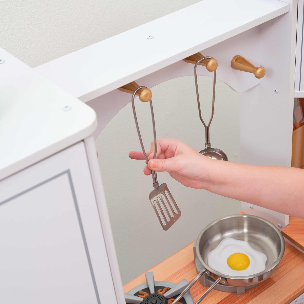 Corner Play Kitchen with Lights and Sounds and Storage