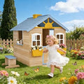 Wooden Outdoor Playhouse for Kids