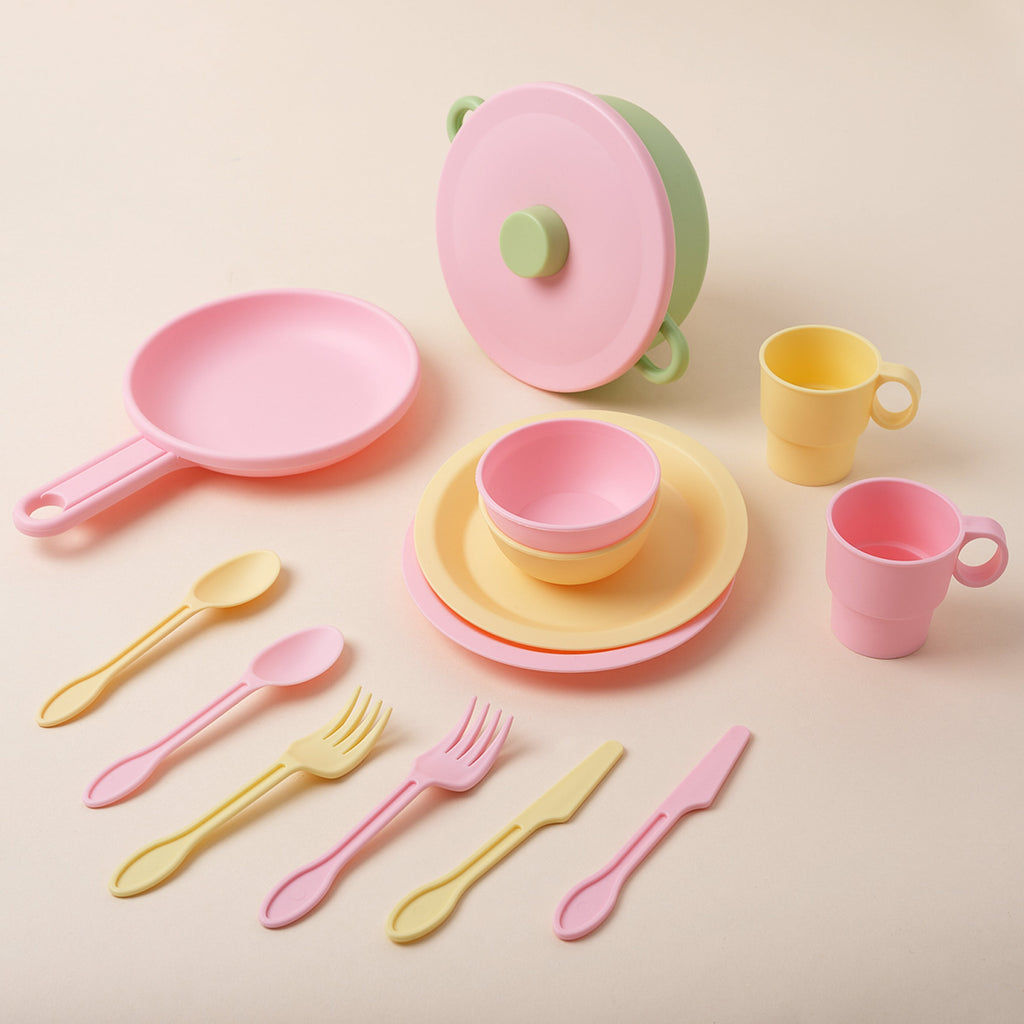 27 Piece Pastel Cookware Set