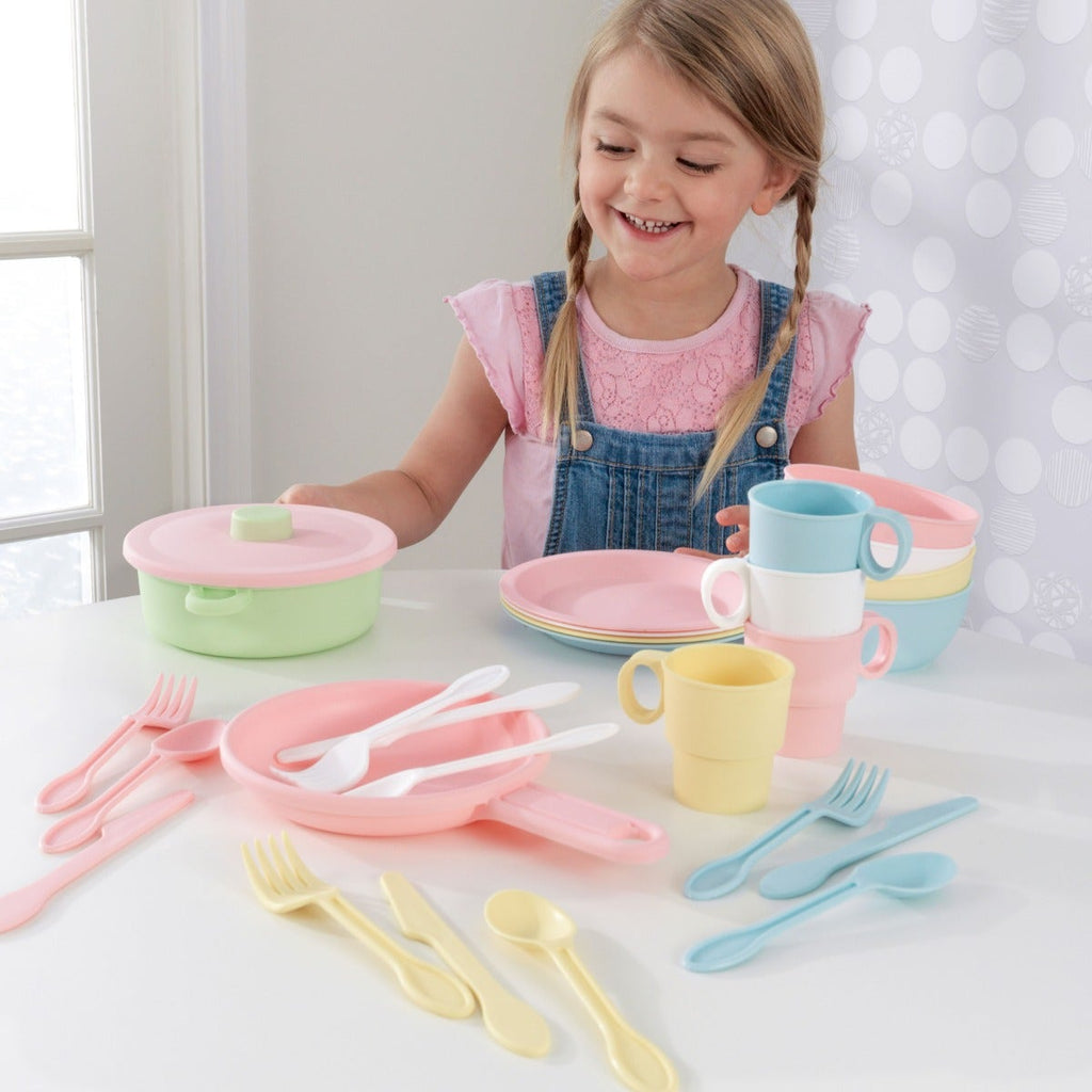 27 Piece Pastel Cookware Set