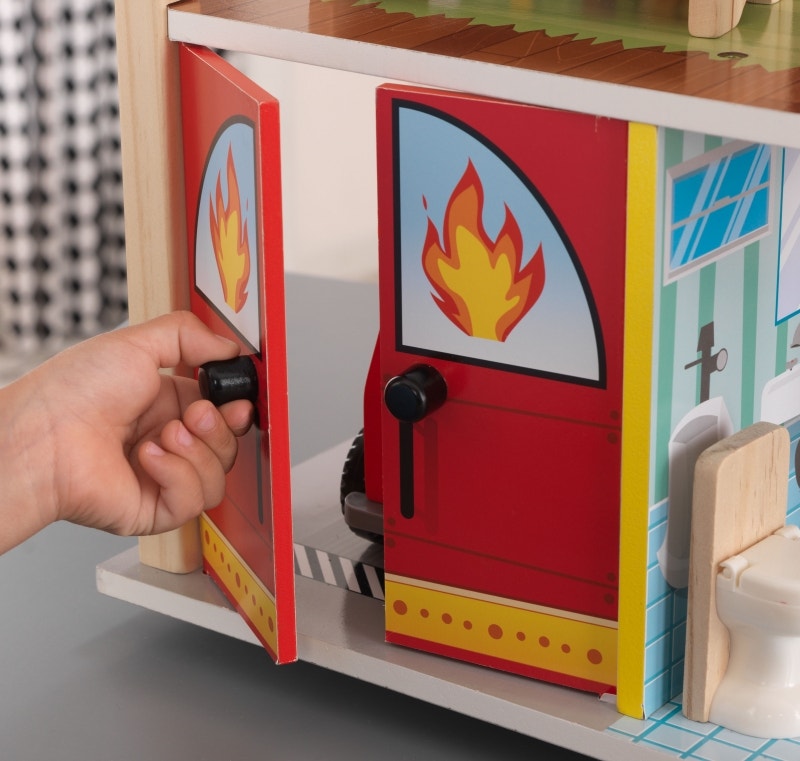 Kids Fire Station Play Set