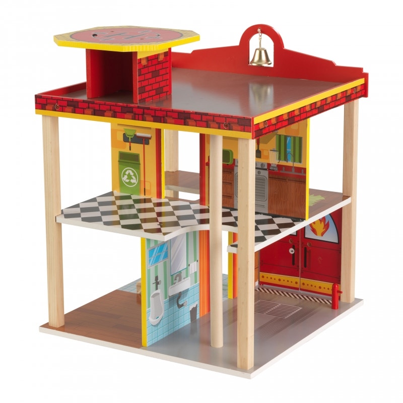 Kids Fire Station Play Set