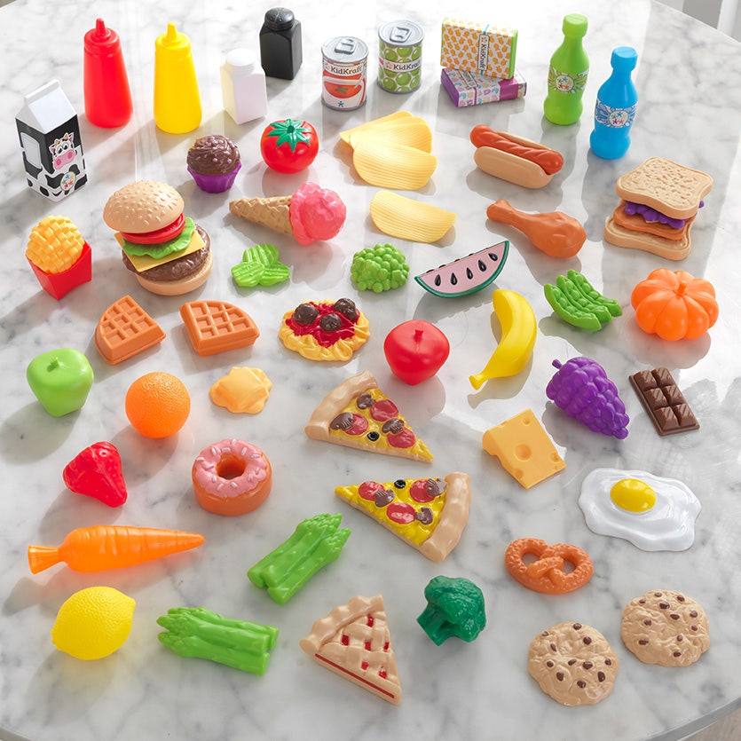 65 Piece Play Food Set