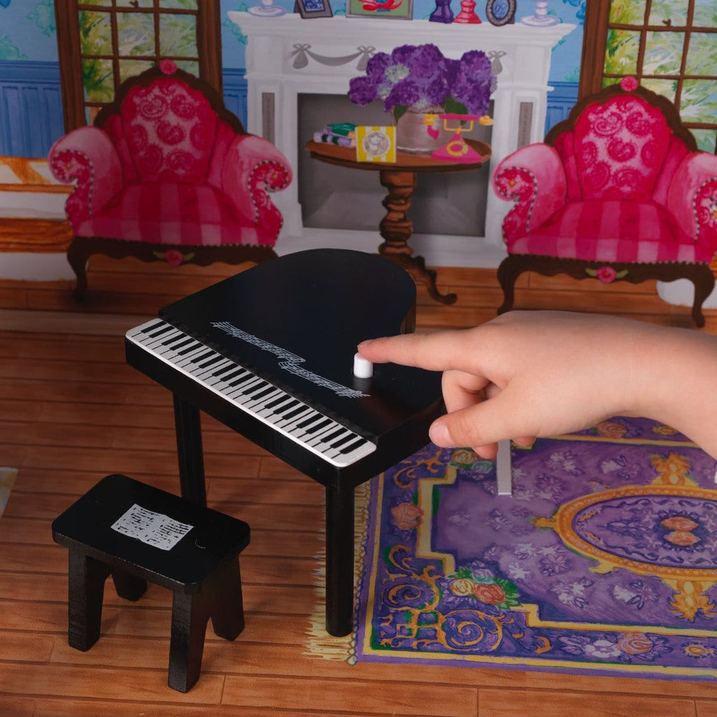 Wooden Dollhouse with Elevator and Lights and Sounds