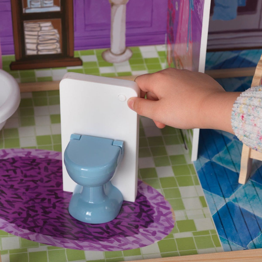 Wooden Dollhouse with Elevator and Lights and Sounds