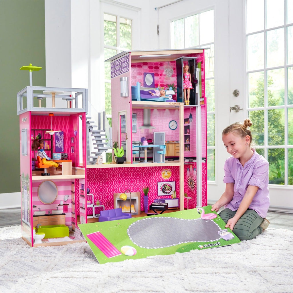 Dollhouse with Elevator and Lights and Sounds