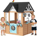 Wooden Outdoor Playhouse for Kids
