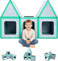 18-Piece Magnetic Fort Building Kit for Kids