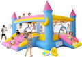 Inflatable Bounce House with Three Slides