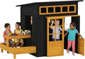 Outdoor Playhouse with Picnic Table and Bench