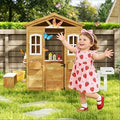 Wooden Outdoor Playhouse for Kids