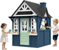 Outdoor Playhouse with Play Kitchen