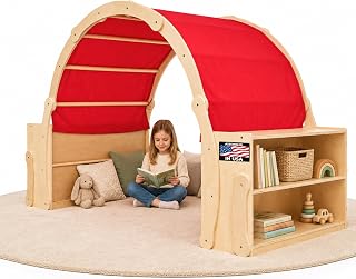 Kids Reading Nook with Canopy