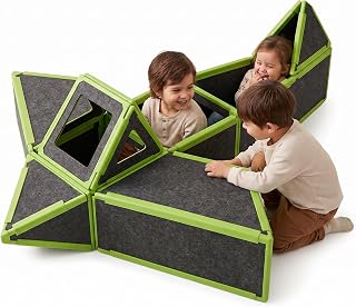29-Piece Magnetic Fort Building Kit for Kids